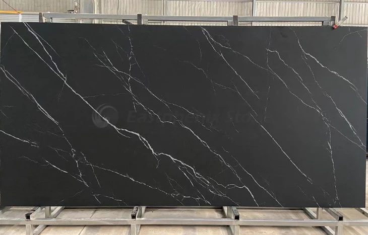 Tấm thiêu kết Nero Marquina màu đen