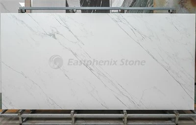 Tấm đá thiêu kết màu trắng bề mặt Matt
